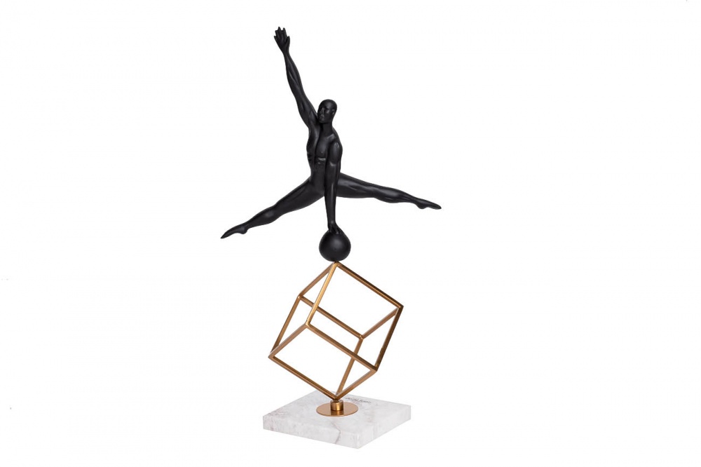 Статуэтка "Гимнаст на кубе-2" 30*51см